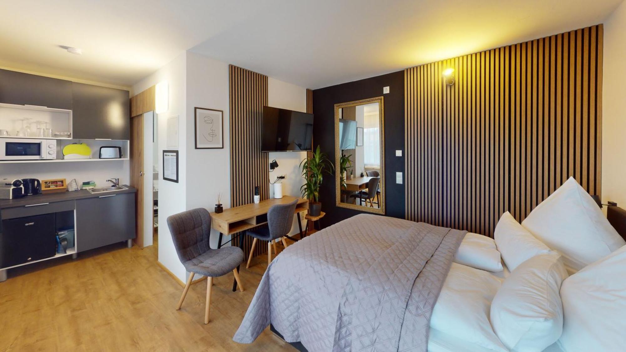 Budget Studio - 2 Einzelbetten - Parkplatz Dornbirn Exteriör bild